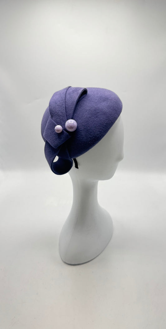 Fascinator with Pearl&Bow Detail