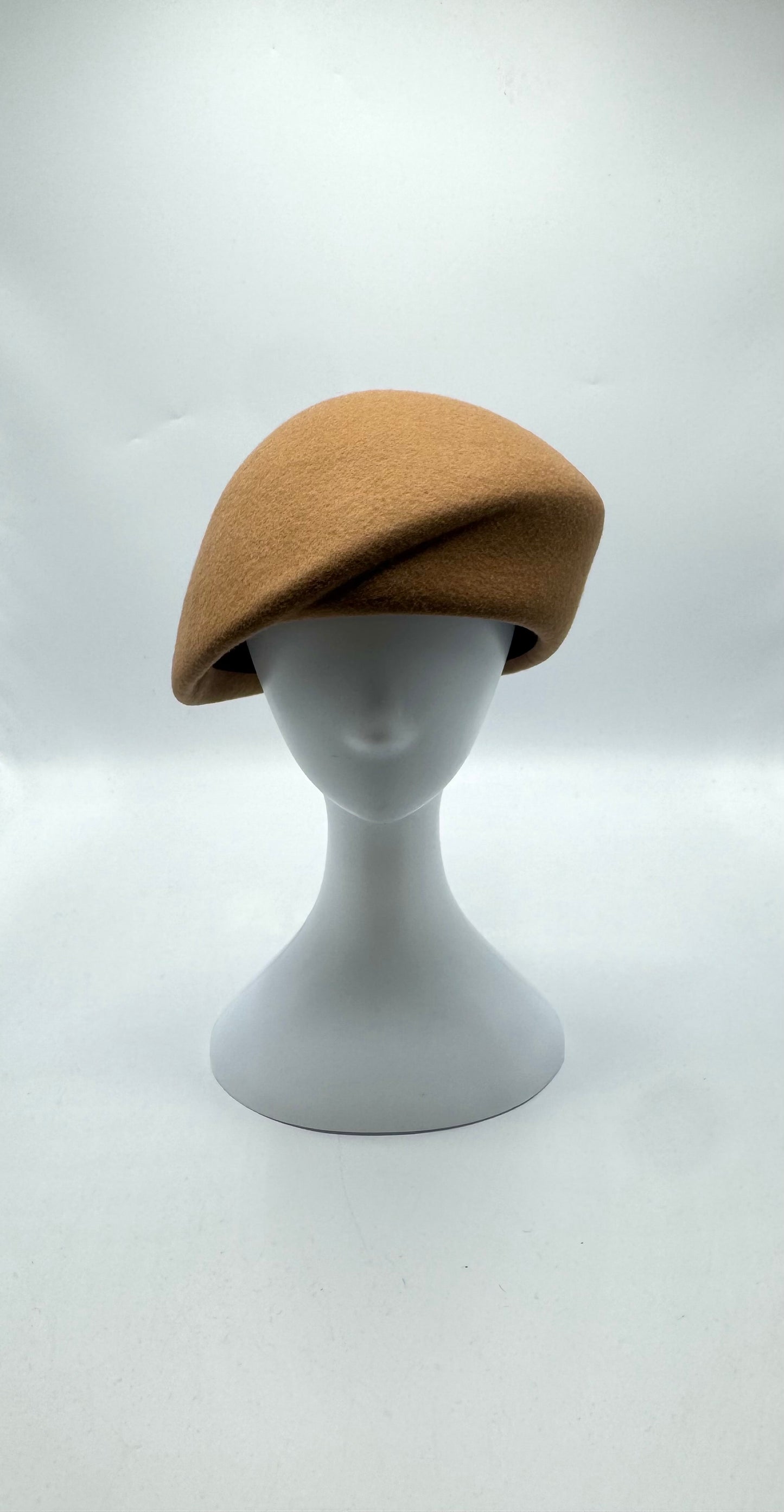 Block Wool Felt Beret