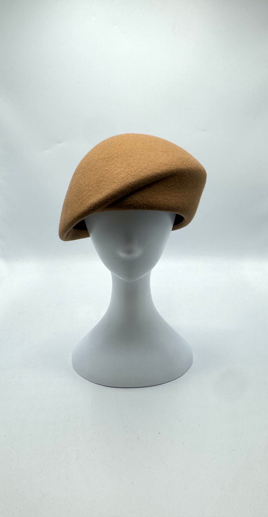 Block Wool Felt Beret